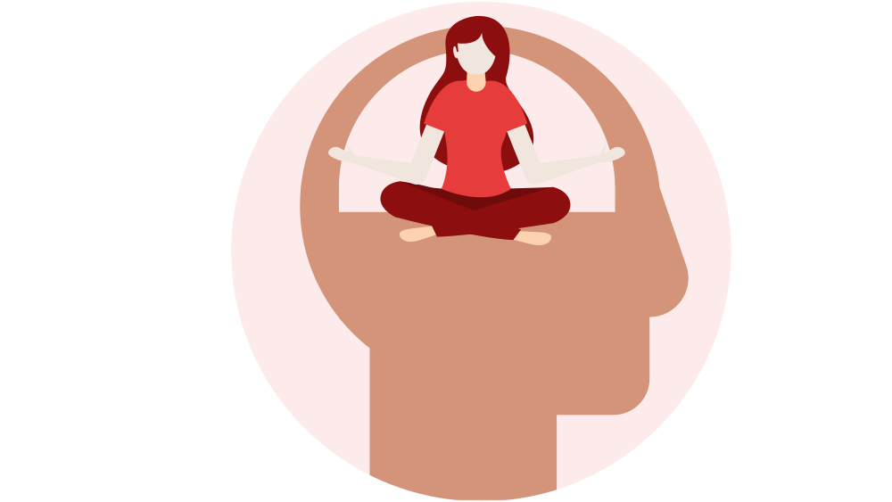 relaxing-mind with an women